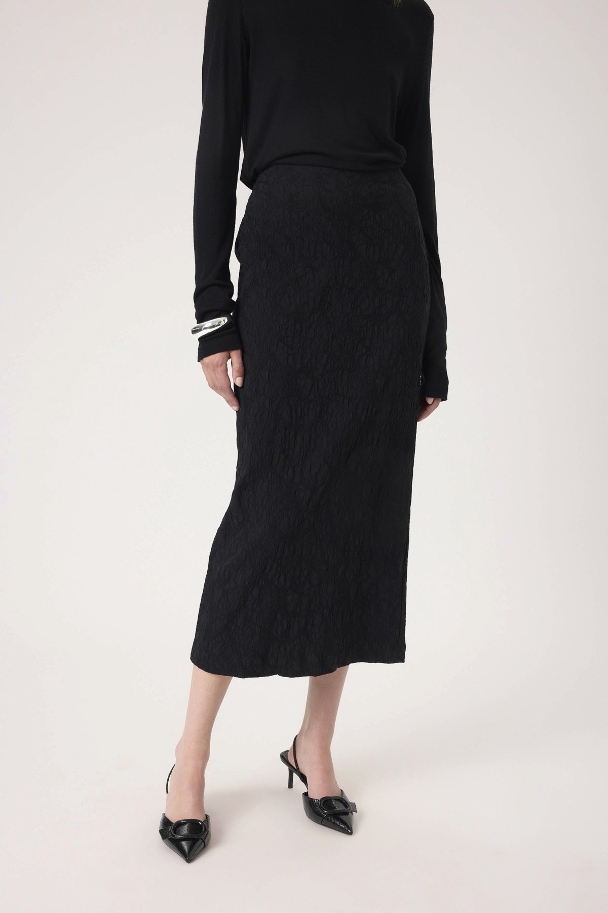 SLOrlena Blouse LS Black Shirt Stripe - 304335 - 30408772