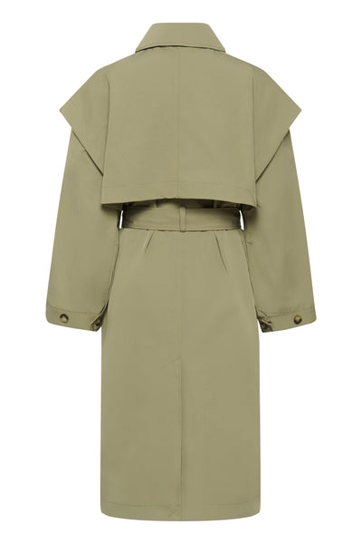 SLRowena Trench Coat Mermaid - 170618 - 30408820 Thumbnail