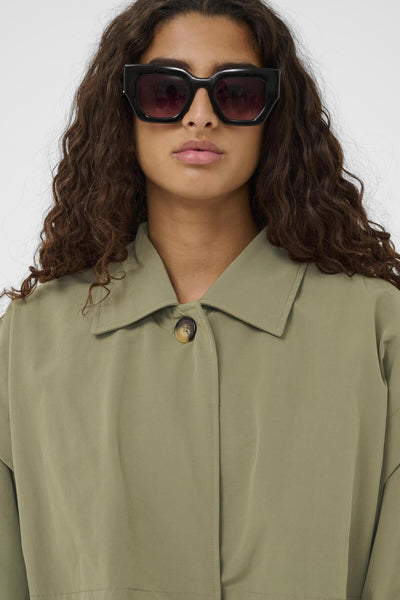 SLRowena Trench Coat Mermaid - 170618 - 30408820 Thumbnail