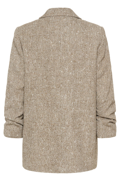 SLOleia Blazer Fossil and White Twill - 30437 - 30408824 Thumbnail