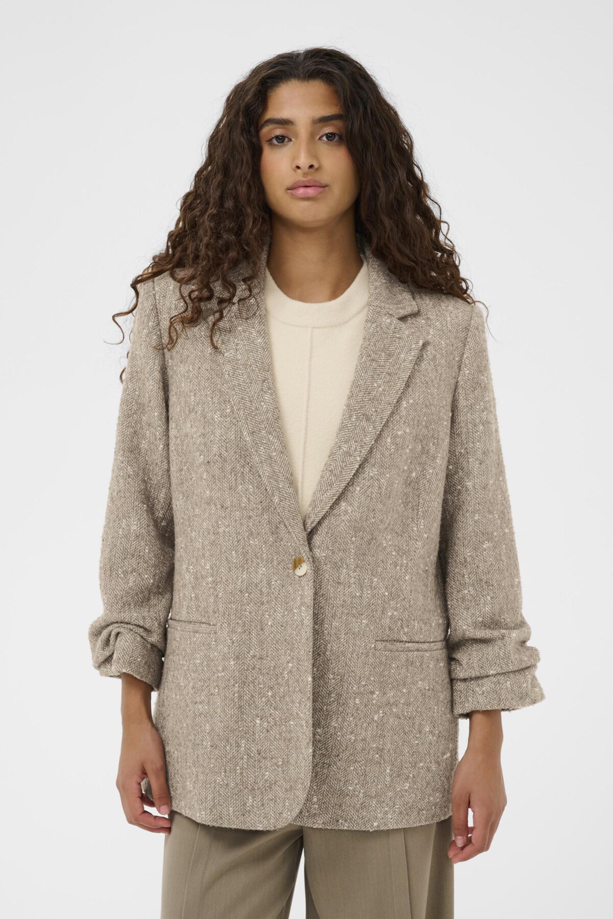 SLOleia Blazer Fossil and White Twill - 30437 - 30408824