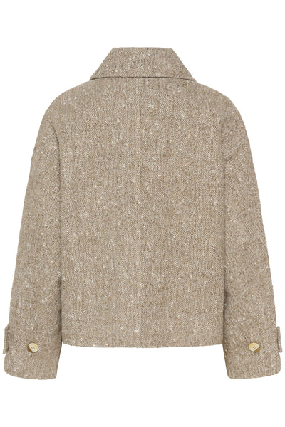 SLOleia Akeleje Jacket Fossil and White Twill - 30437 - 30408825 Thumbnail