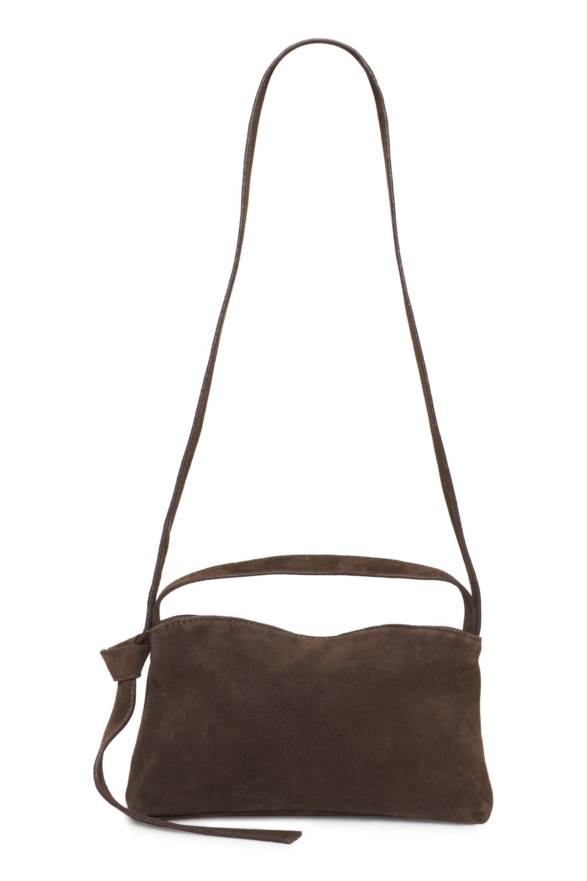 SLCalilje Small Suede Bag Coffee Bean - 190915 - 30408833