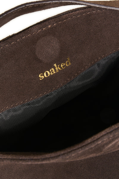 SLCalilje Small Suede Bag Coffee Bean - 190915 - 30408833 Thumbnail