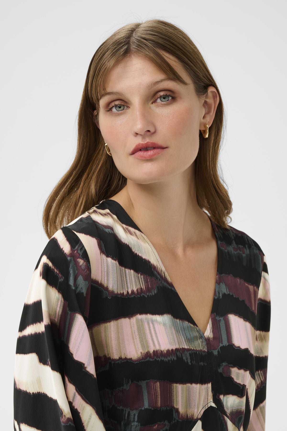 SLCiela Blouse SS Animalistic Print - 304367 - 30408844