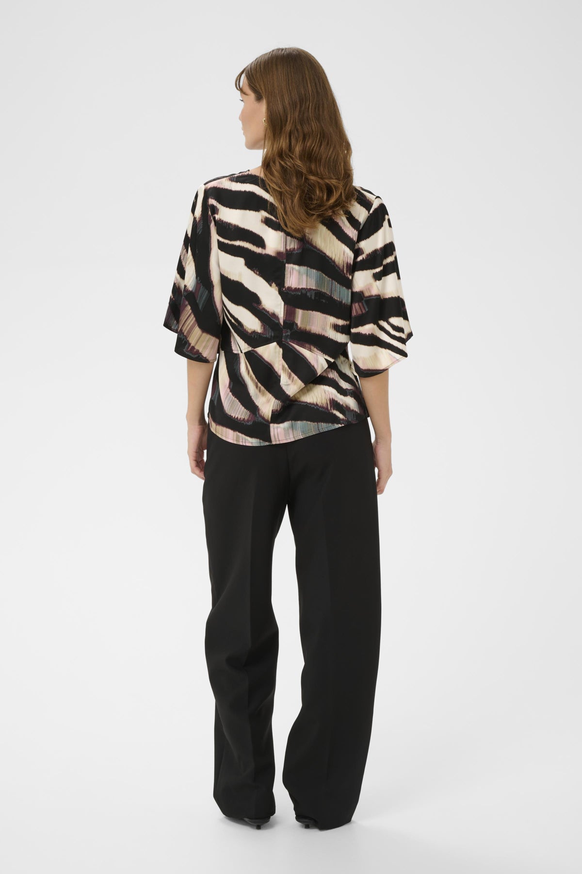 SLCiela Blouse SS Animalistic Print - 304367 - 30408844