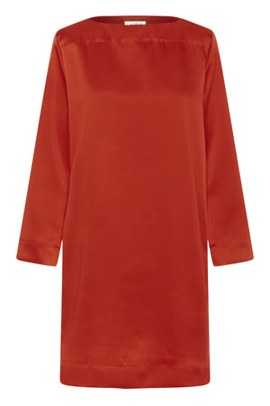 SLLiva Boatneck Dress Red Alert - 181559 - 30408845