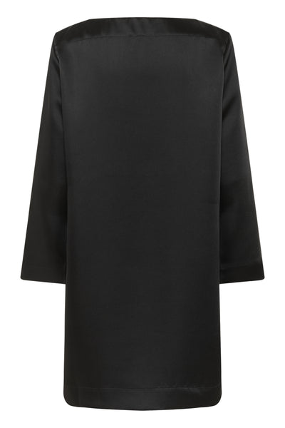 SLLiva Boatneck Dress Black - 194008 - 30408845 Thumbnail