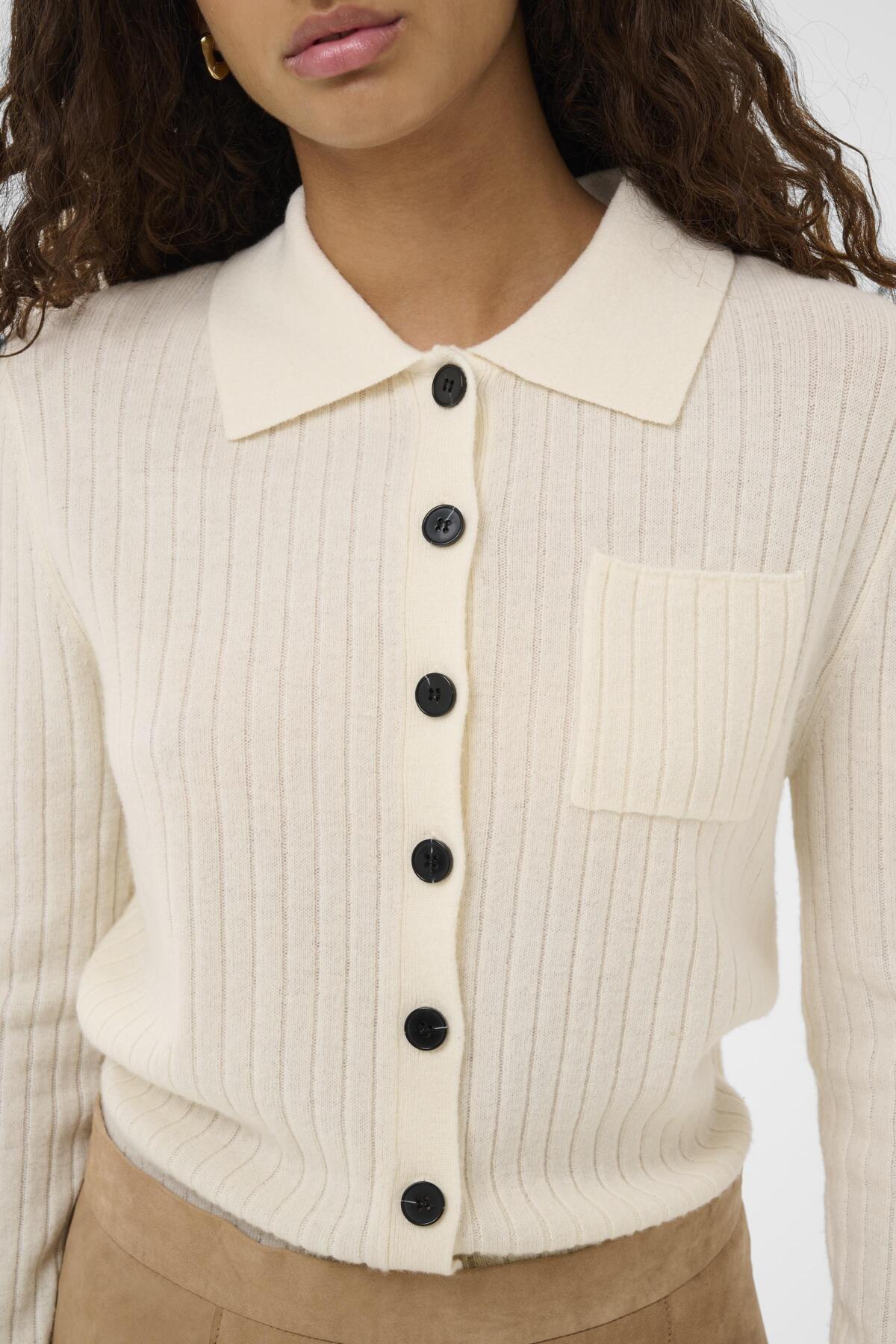 SLMolina Polo Cardigan Turtledove - 125202 - 30408848