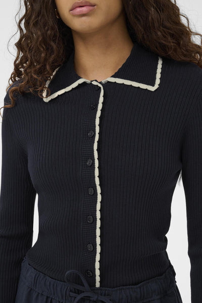SLLysandra Polo Cardigan Salute - 194011 - 30408852 Thumbnail