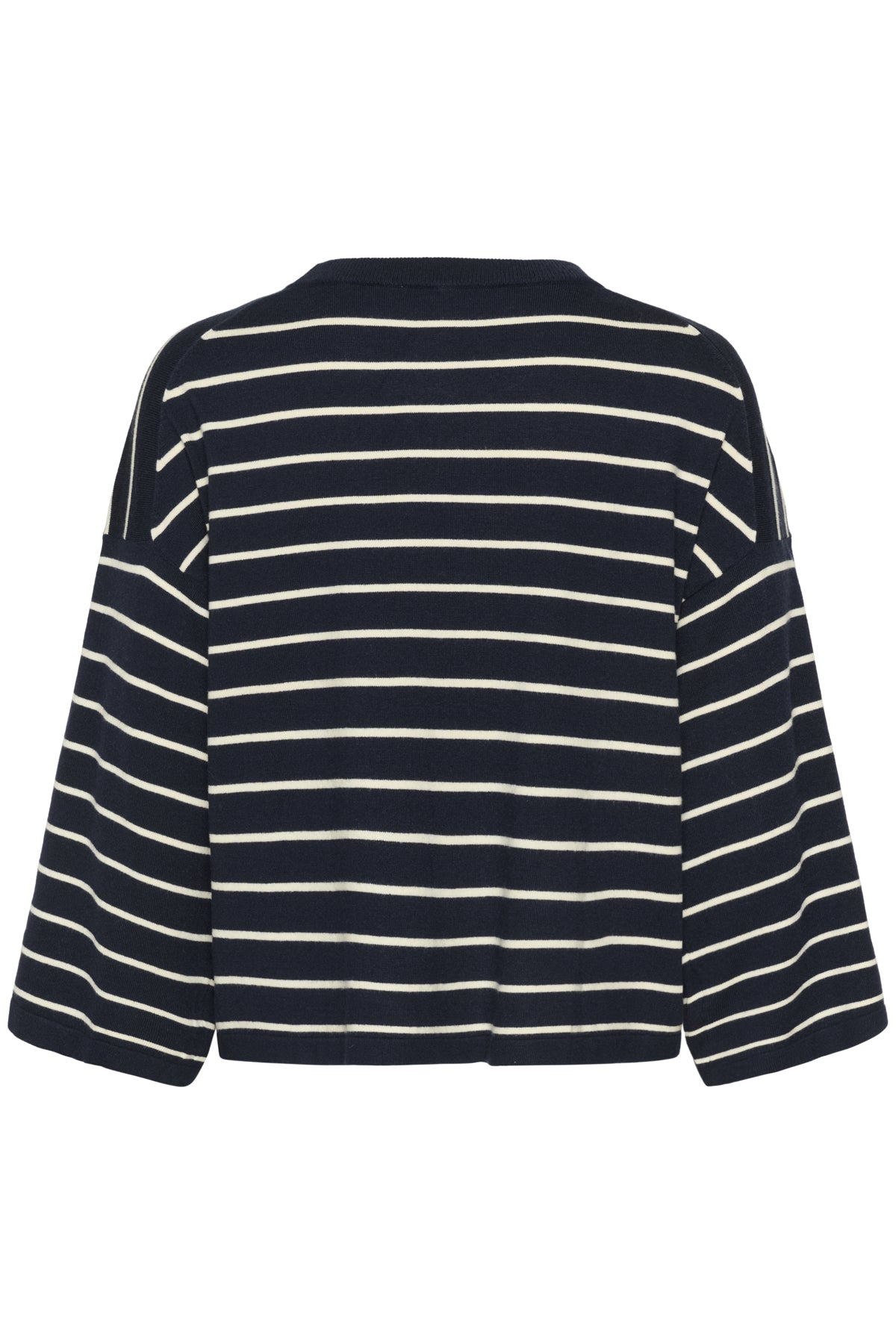 SLSpina Boxy Pullover Cropped Salute with White stripes - 30 - 30408863