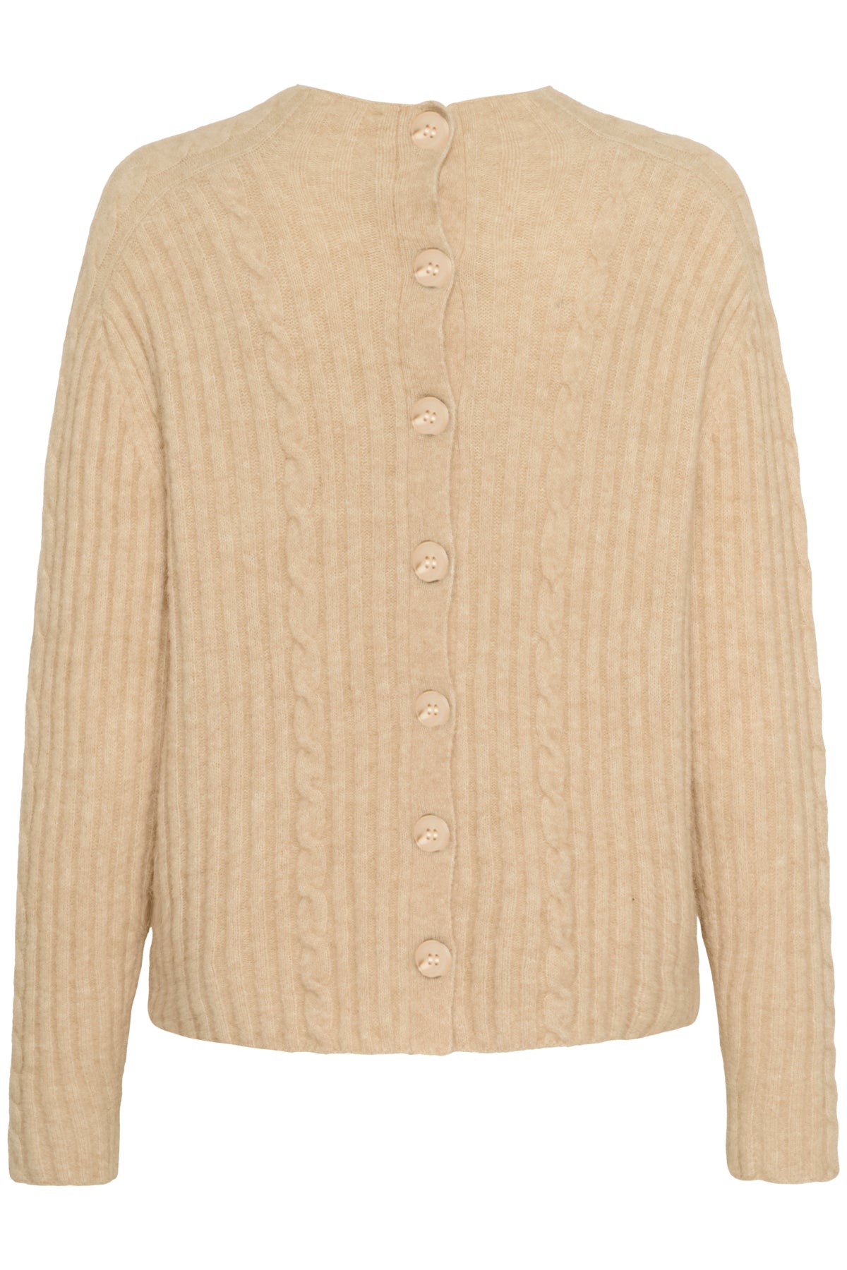 SLAnina Cable Pullover Parchment Melange - 1309081 - 30408866