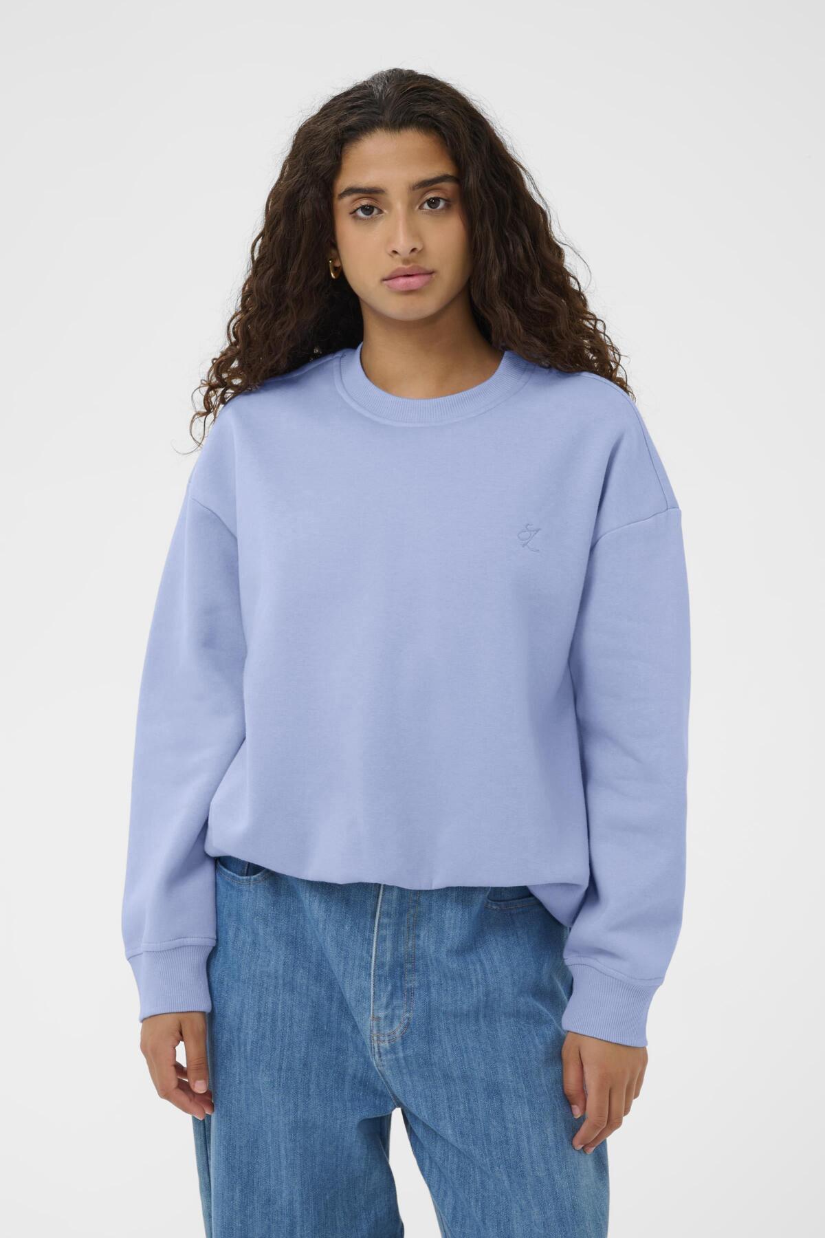 SLRolanda Balloon Sweatshirt Hydrangea - 164030 - 30408877