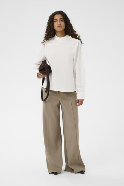 SLEmanda Blouse LS Bright White - 110601 - 30408893 Thumbnail