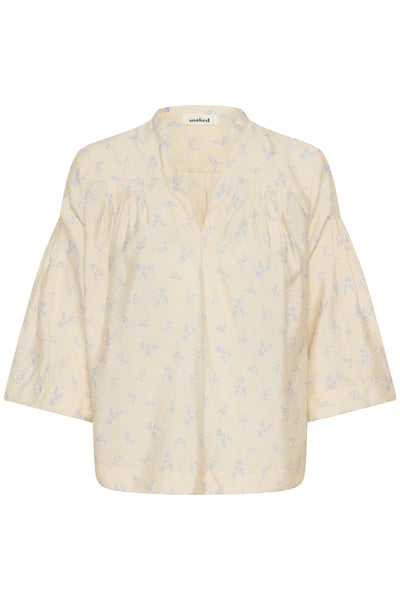 SLEneya Printed Blouse Parchment Ditsy Print - 304532 - 30408899 Thumbnail