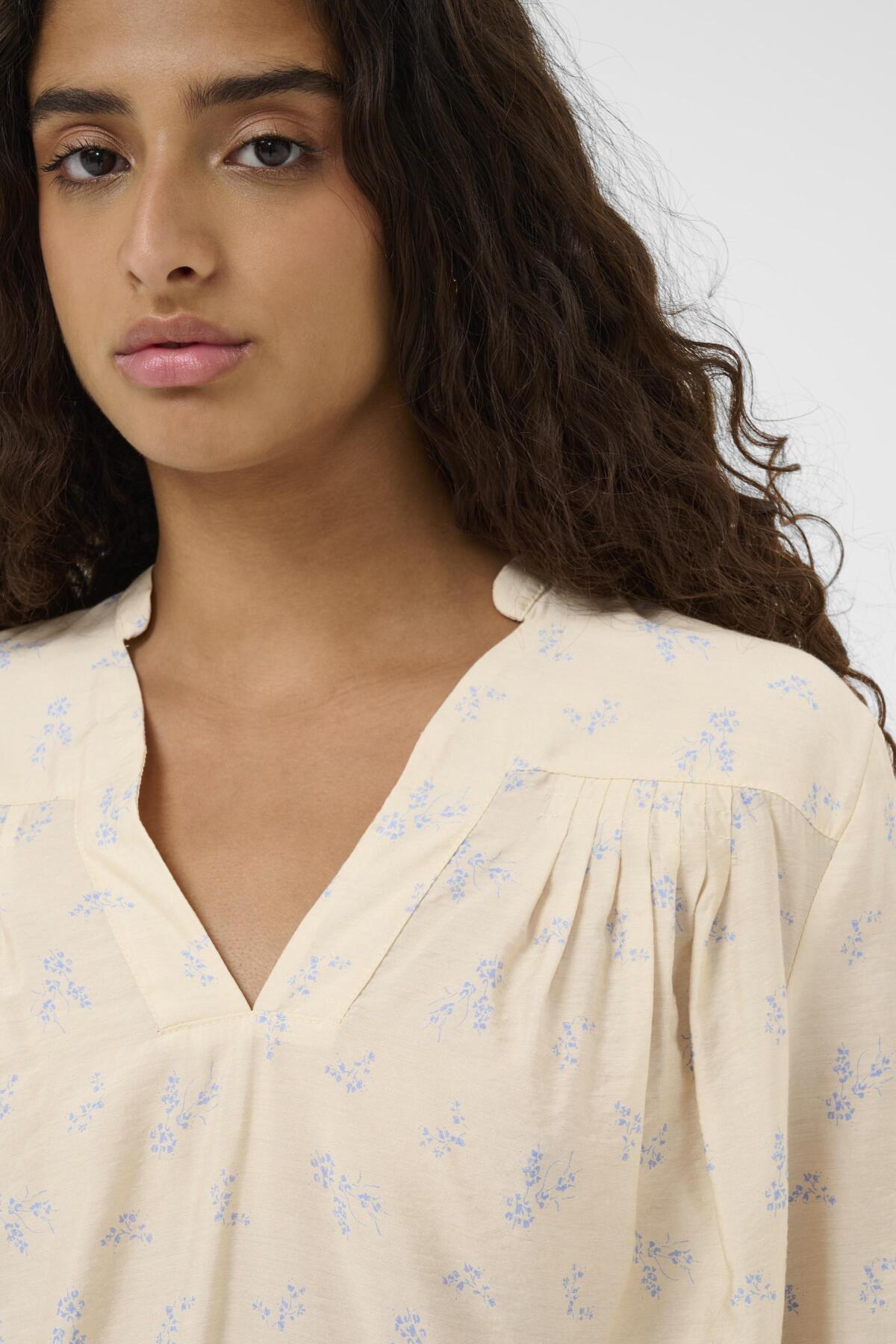 SLEneya Printed Blouse Parchment Ditsy Print - 304532 - 30408899