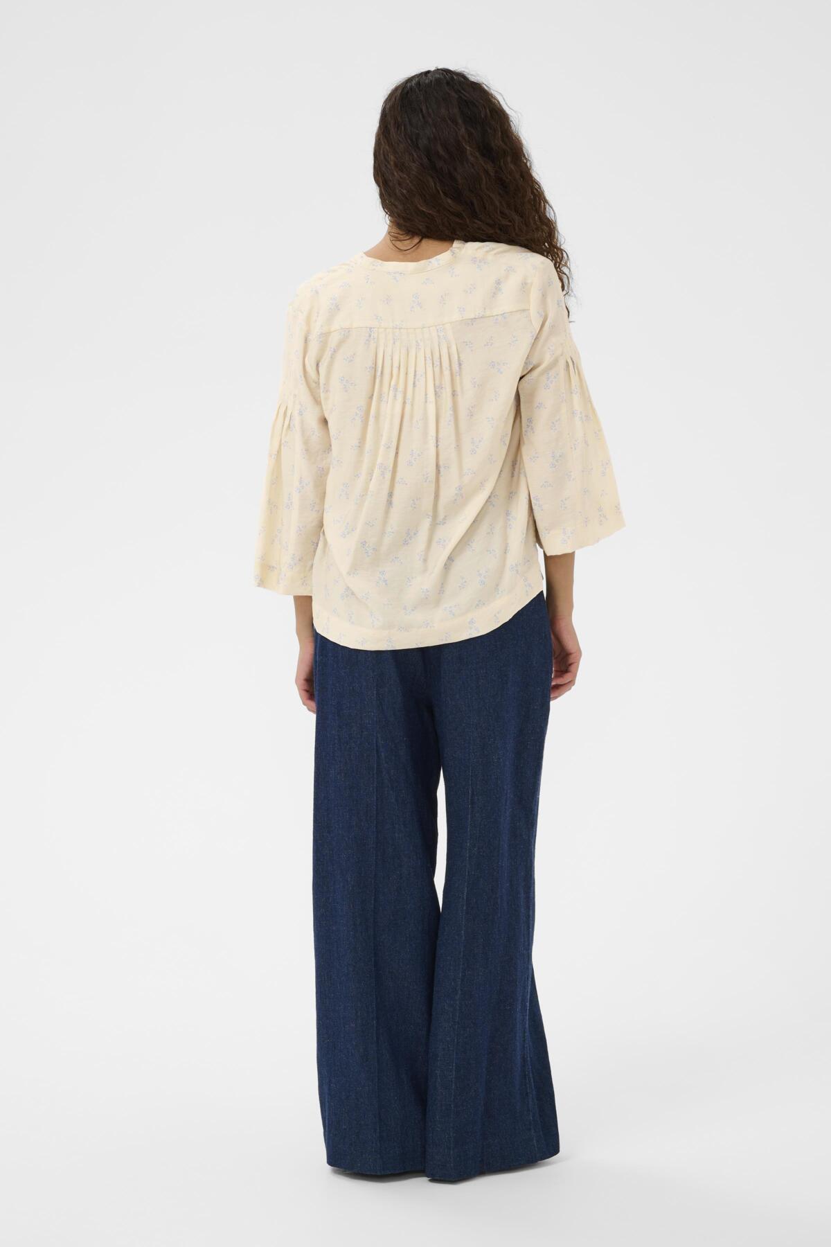 SLEneya Printed Blouse Parchment Ditsy Print - 304532 - 30408899