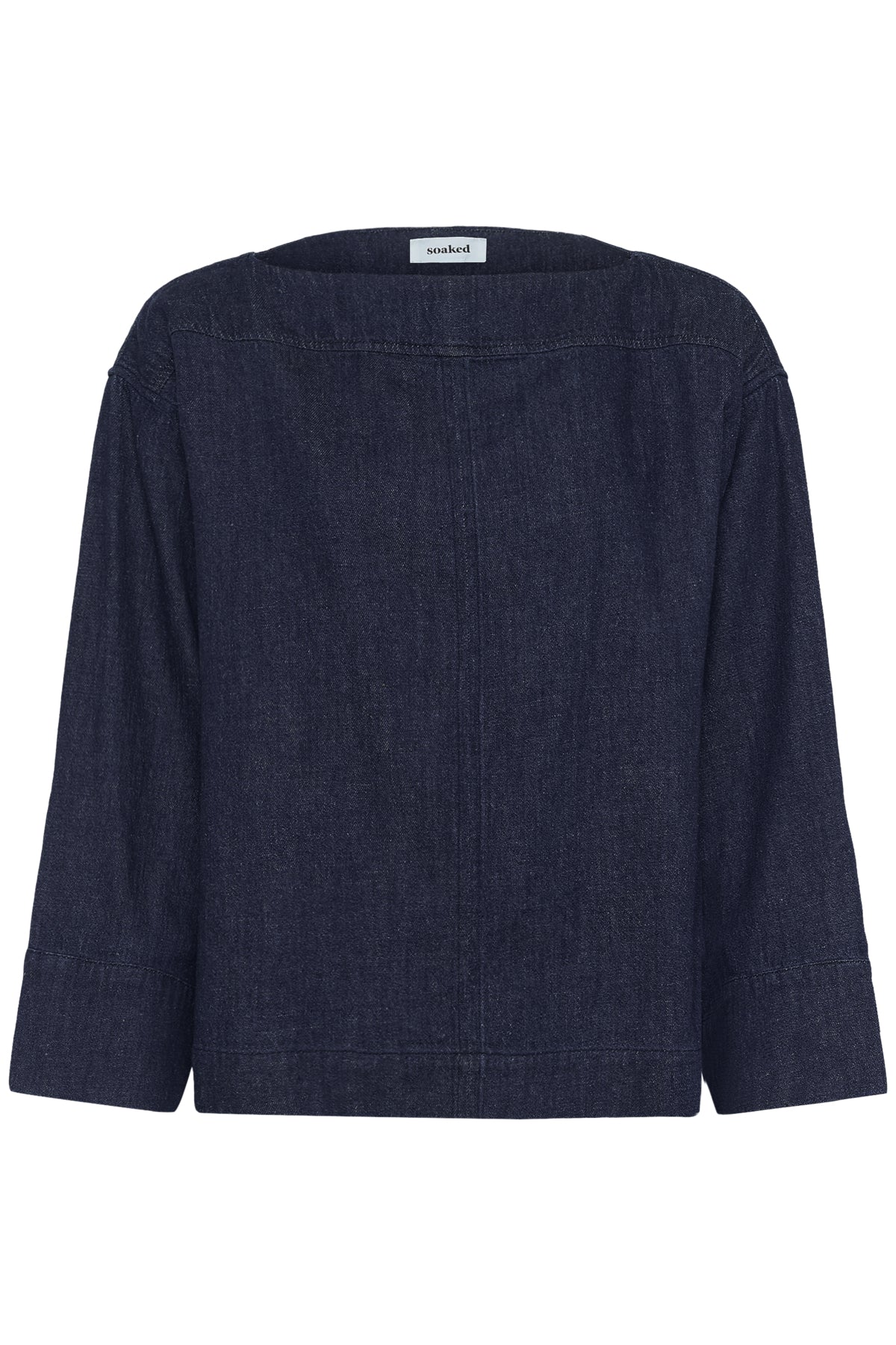 SLChaman Blouse LS Dark Blue Denim - 301728 - 30408900