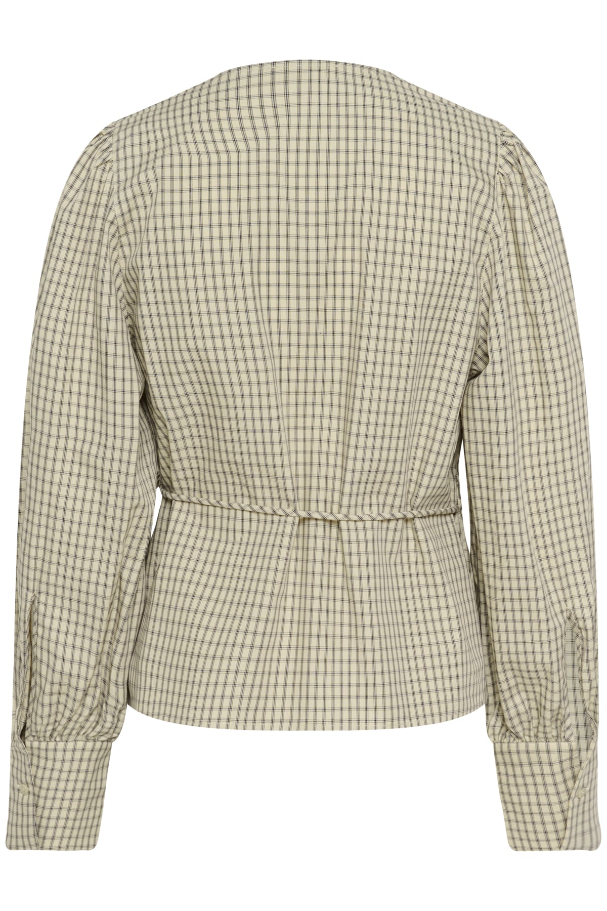 SLSivah Oriana Blouse Parchment Checks - 304511 - 30408902