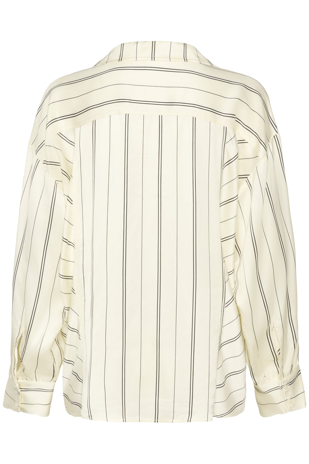 SLMarcela Printed Shirt White W Black Stripes - 304534 - 30408904