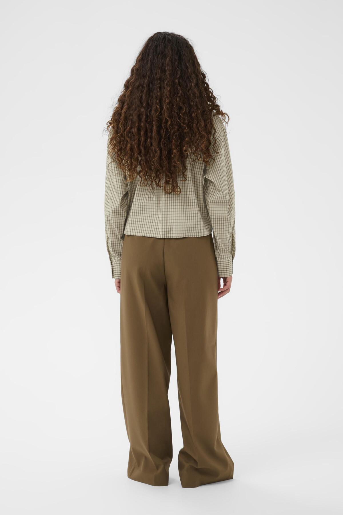 SLSivah Shirt LS Parchment Checks - 304511 - 30408908