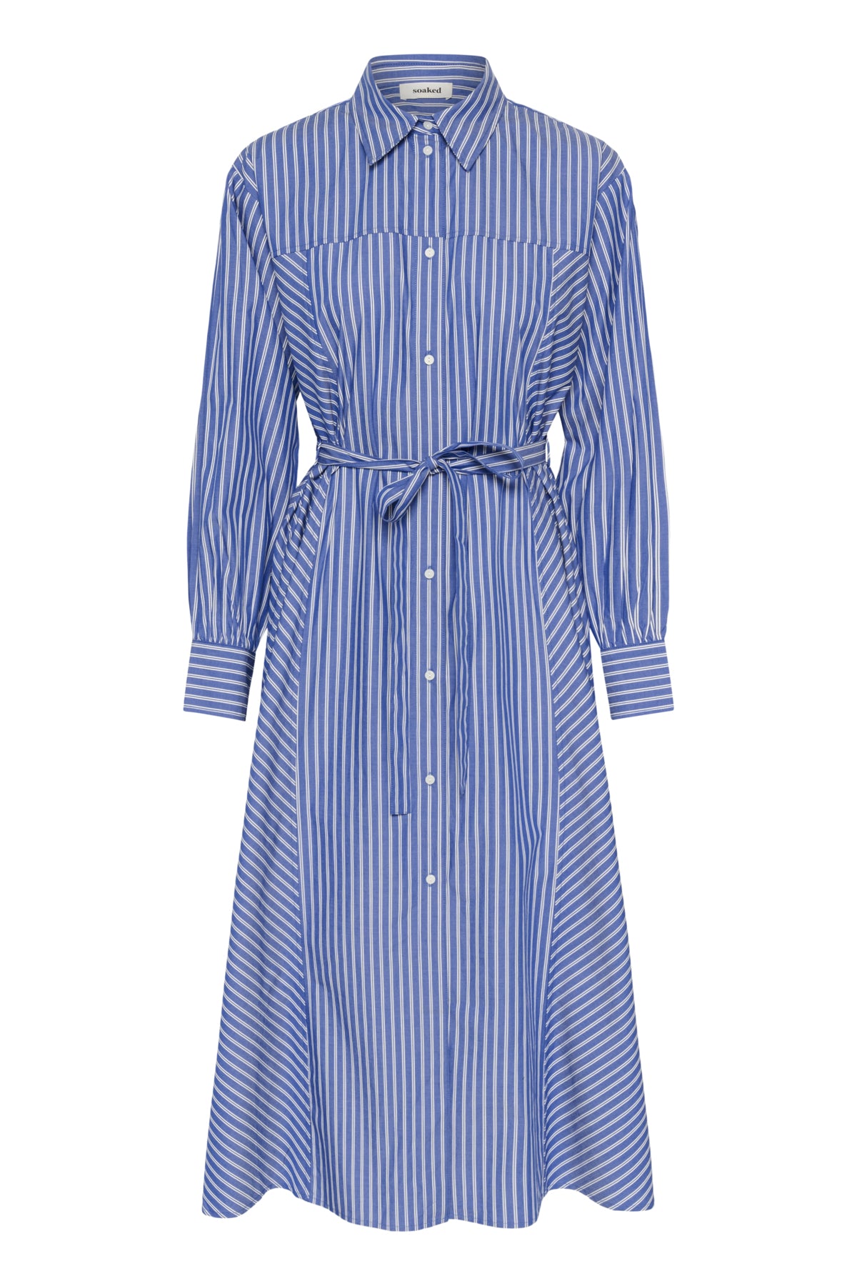 SLCalken Shirt Dress LS Nouvean Navy Stripe - 304530 - 30408913