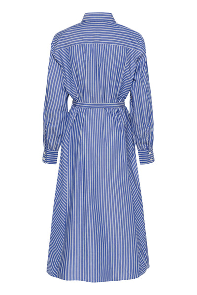 SLCalken Shirt Dress LS Nouvean Navy Stripe - 304530 - 30408913 Thumbnail