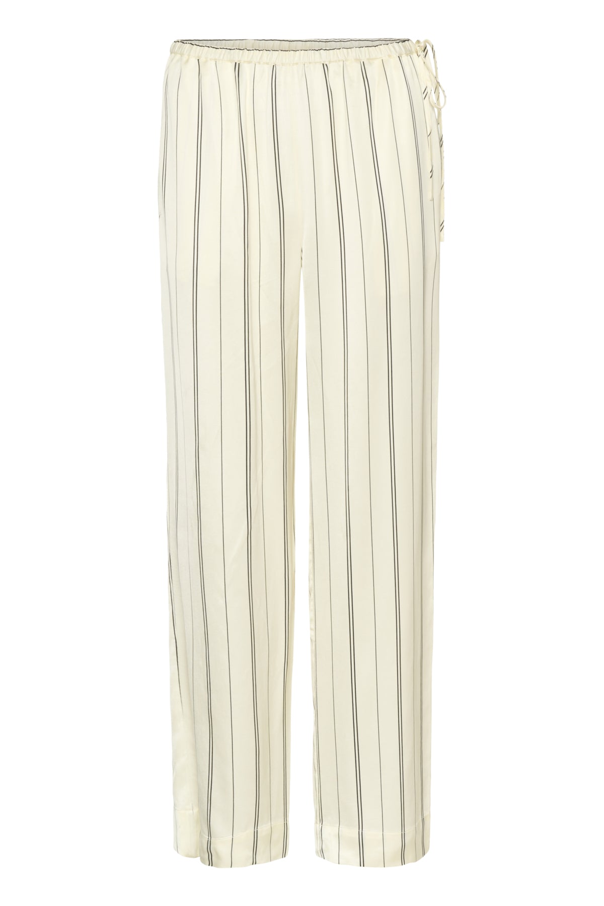 SLMarcela Printed Pants White W Black Stripes - 304534 - 30408923