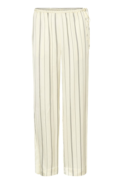 SLMarcela Printed Pants White W Black Stripes - 304534 - 30408923 Thumbnail