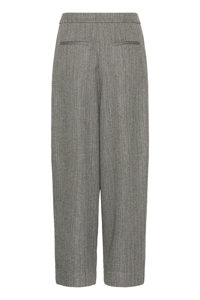 SLNanine Barrel Pants Grey Herringbone - 304513 - 30408925 Thumbnail