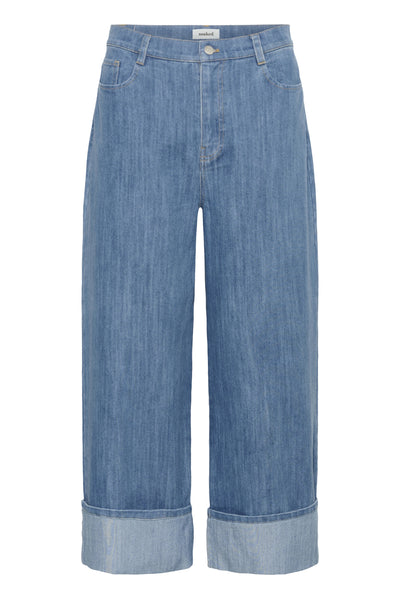 SLNinnie Fold-Up Jeans Medium Blue Denim - 301130 - 30408928 Thumbnail