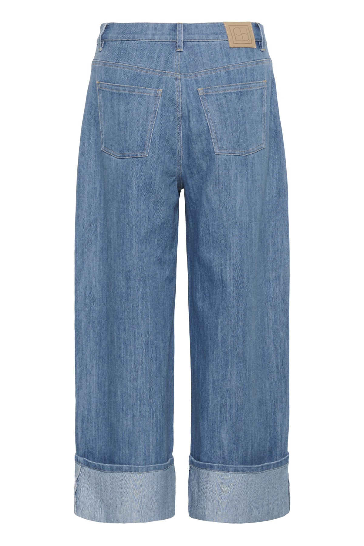 SLNinnie Fold-Up Jeans Medium Blue Denim - 301130 - 30408928