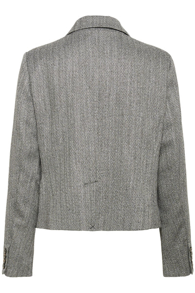 SLNanine Blazer Grey Herringbone - 304513 - 30408933 Thumbnail