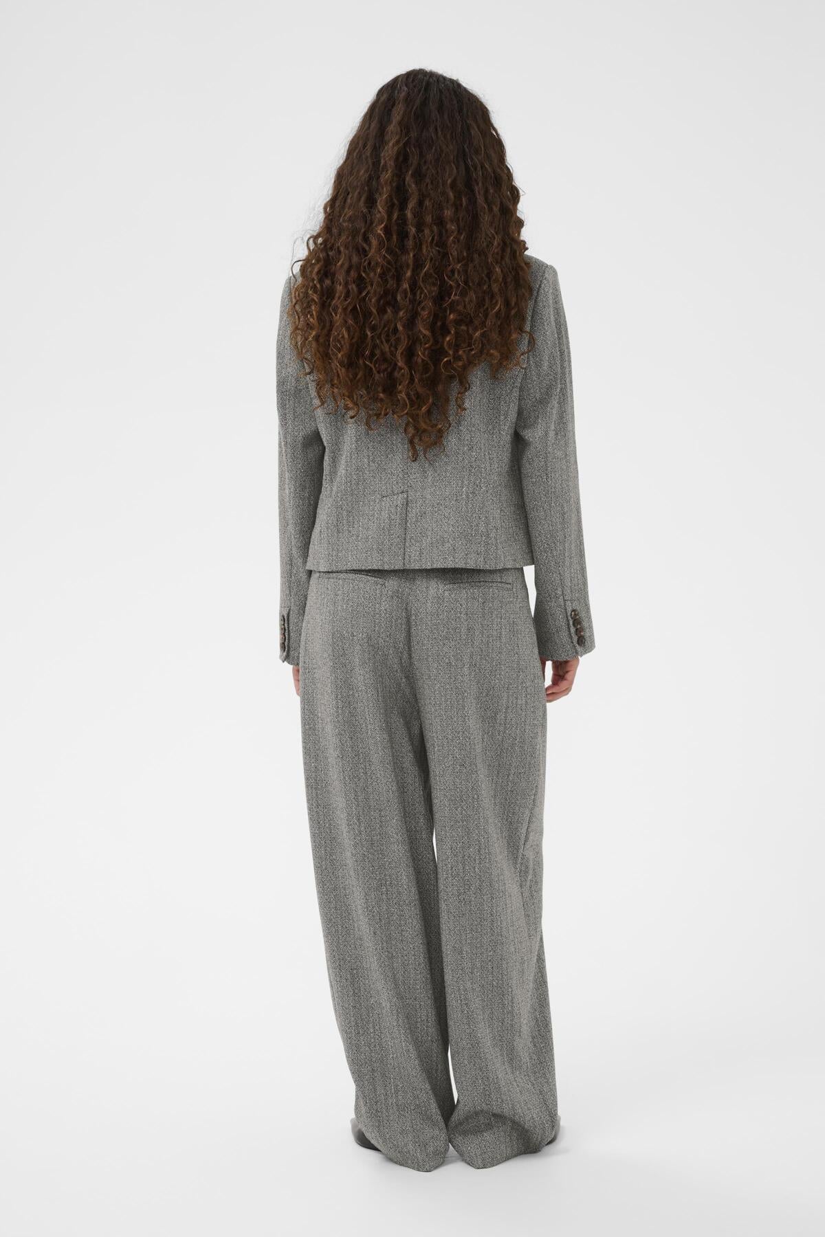 SLNanine Blazer Grey Herringbone - 304513 - 30408933