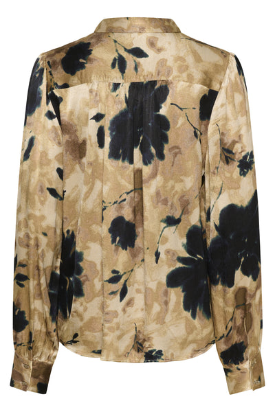 SLRiyan Paris Print Shirt Timberwolf Watercolor Print - - 30408945 Thumbnail