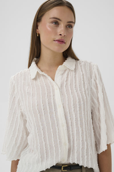 SLVecenna Hela Shirt SS Whisper White - 110701 - 30408953 Thumbnail