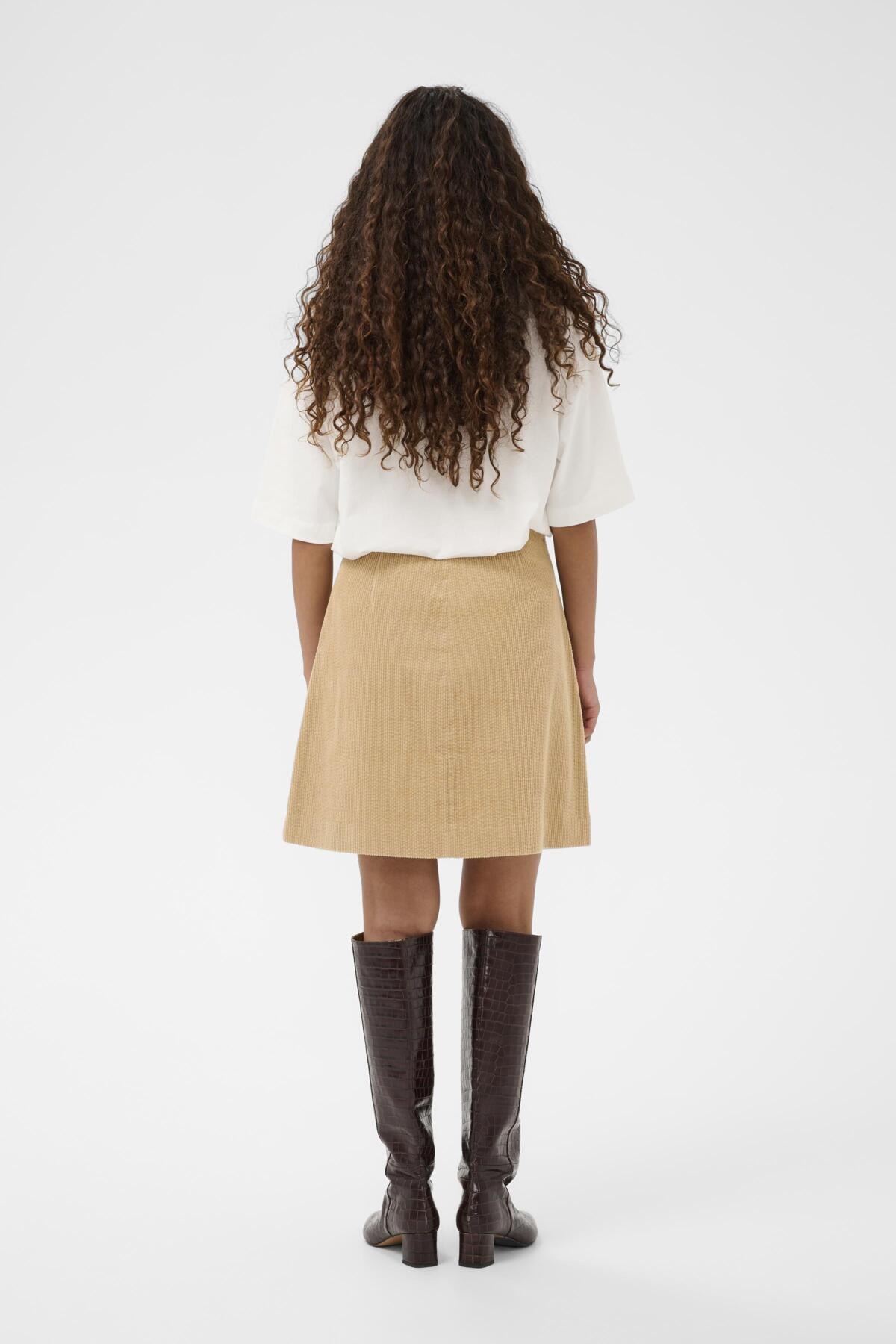 SLLauven Corinne Aline Skirt TIMBER WOLF - 171310 - 30408957