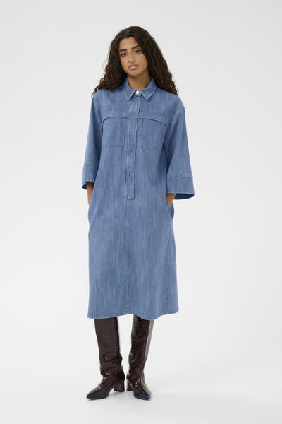 SLNinnie Denim Dress Medium Blue Denim - 301130 - 30408961 Thumbnail