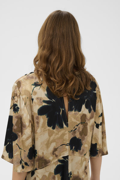 SLRiyan Dress Timberwolf Watercolor Print - - 30408963 Thumbnail