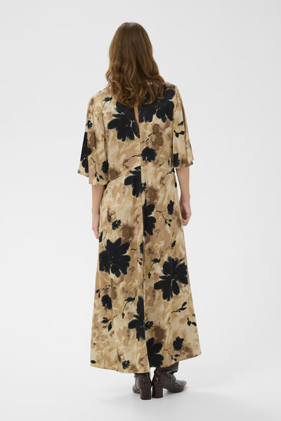 SLRiyan Dress Timberwolf Watercolor Print - - 30408963 Thumbnail