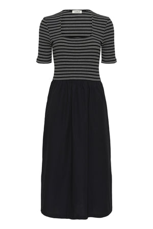 SLSimone Striped Dress SS Black - 194008 - 30408964
