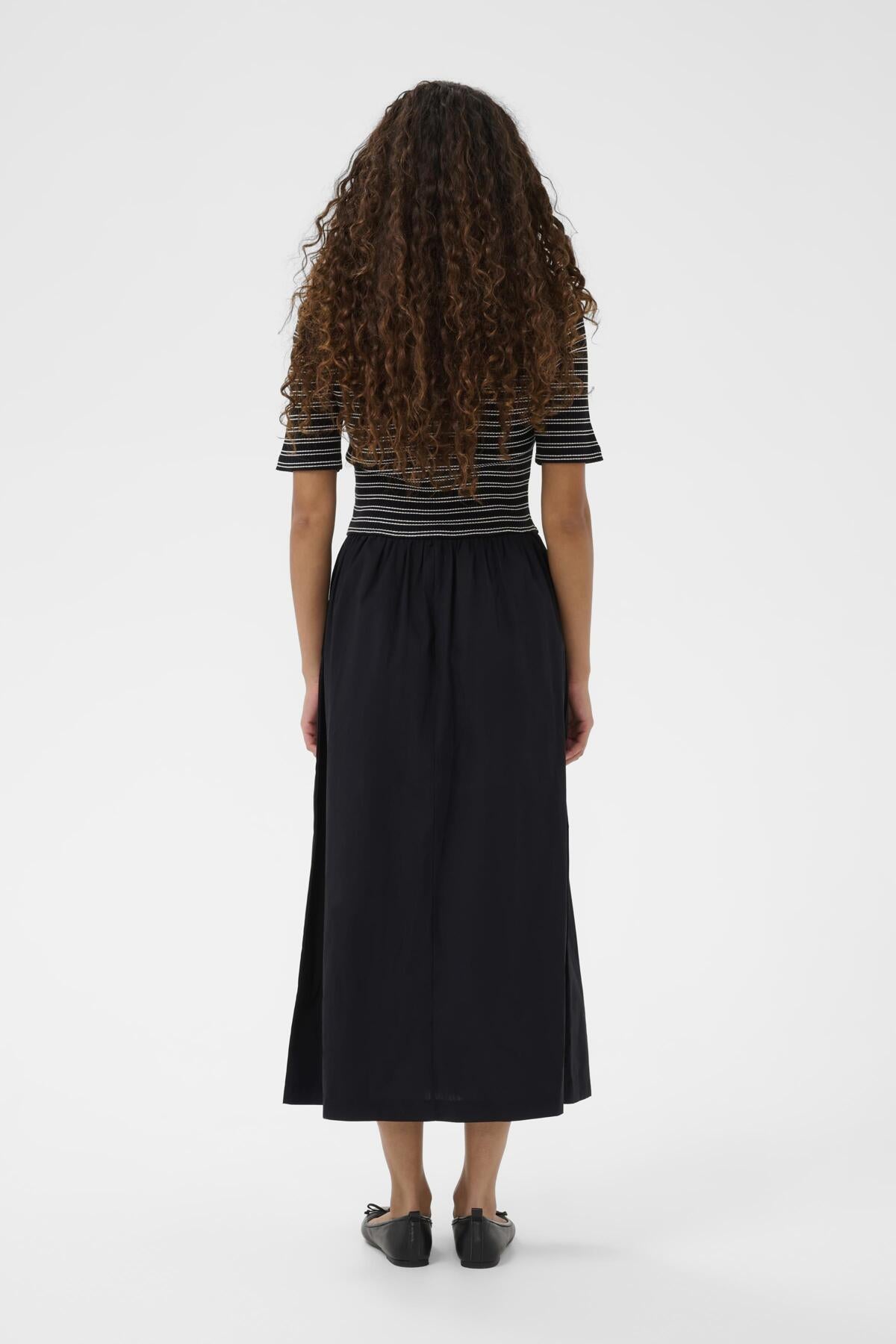 SLSimone Striped Dress SS Black - 194008 - 30408964