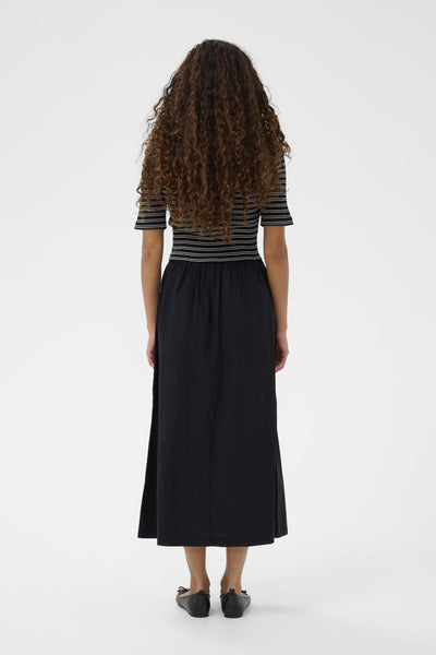 SLSimone Striped Dress SS Black - 194008 - 30408964 Thumbnail