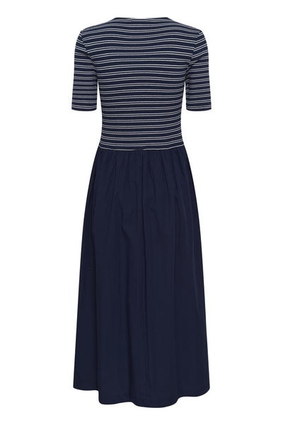 SLSimone Striped Dress SS India Ink - 194019 - 30408964 Thumbnail