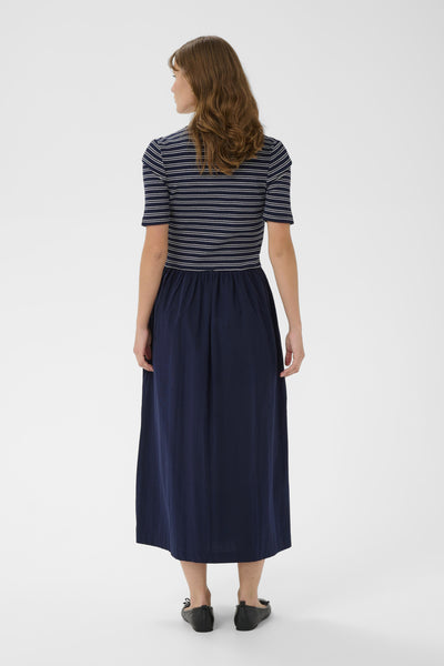 SLSimone Striped Dress SS India Ink - 194019 - 30408964 Thumbnail