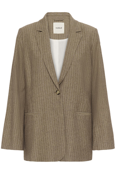 SLGinevra Blazer Cappucino Pin Stripe - 304684 - 30408972 Thumbnail