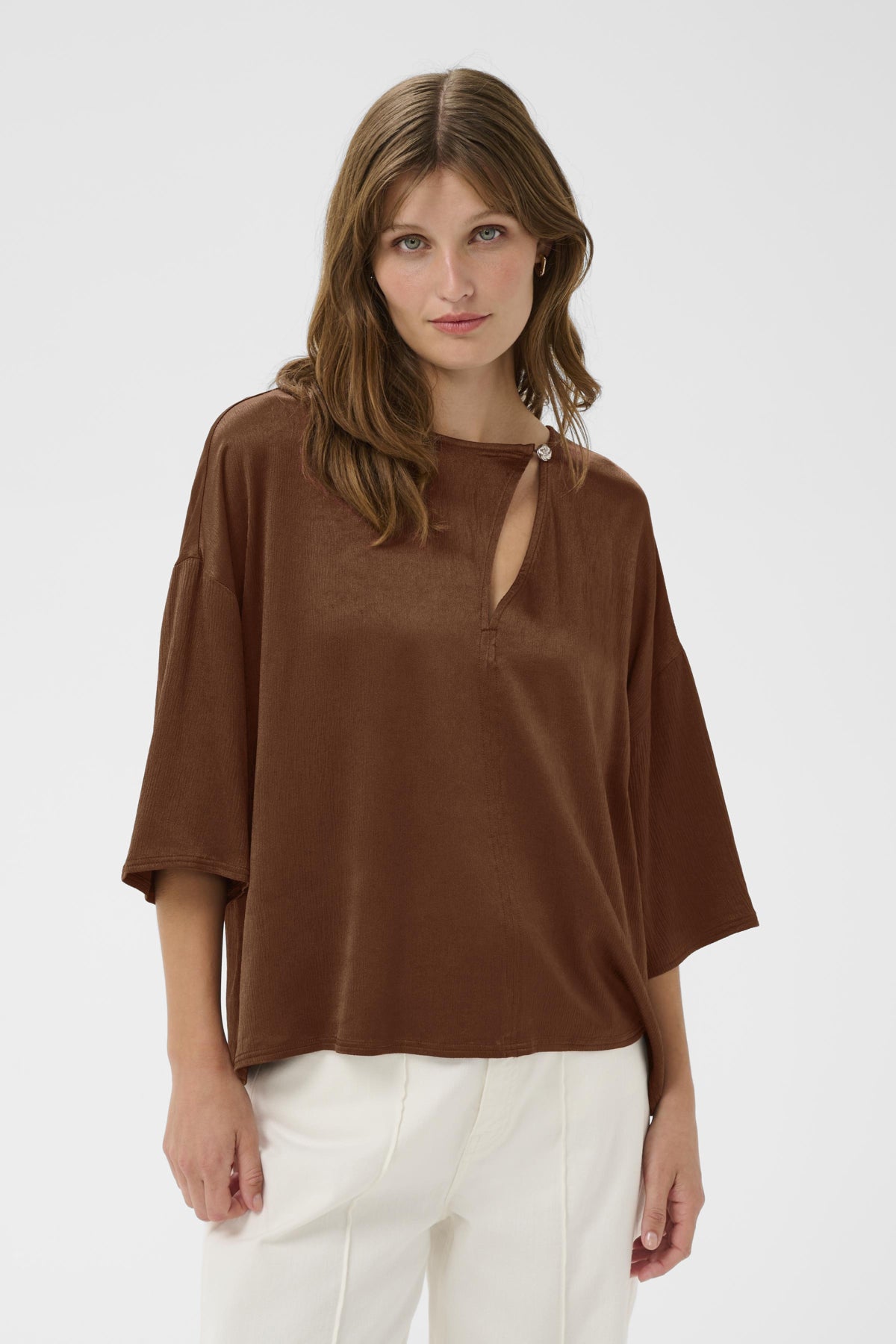 SLMirabella Blouse Cappuccino - 191220 - 30408981