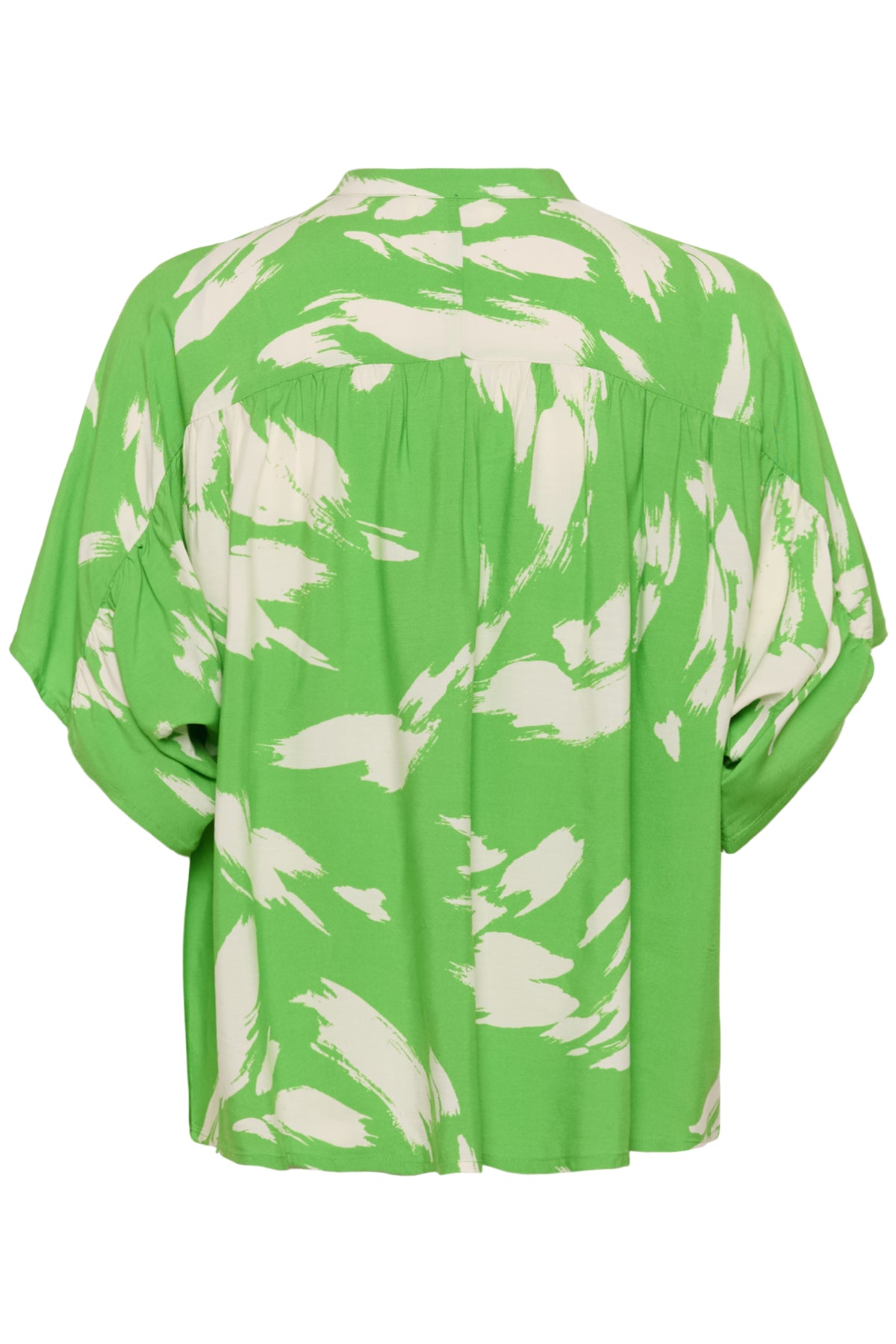 SLArjana Blouse SS Vibrant Green Splash Print - 3 - 30408998