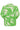 SLArjana Blouse SS Vibrant Green Splash Print - 3 - 30408998