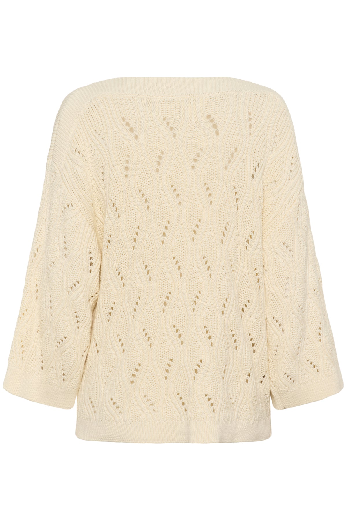 SLRava Nanna Pullover 3/4 Whisper White - 110701 - 30409009